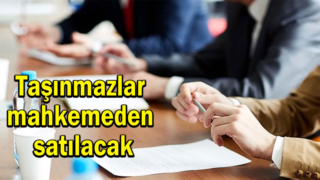 Çanakkale'de taşınmazlar mahkemeden satılacak