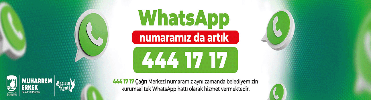 Çanakkale Belediyesi Kasım Reklam İlan