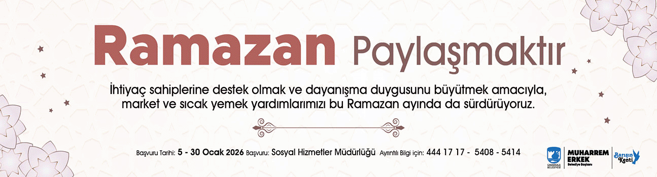 Çanakkale Belediyesi Reklam İlan 2026 Ocak