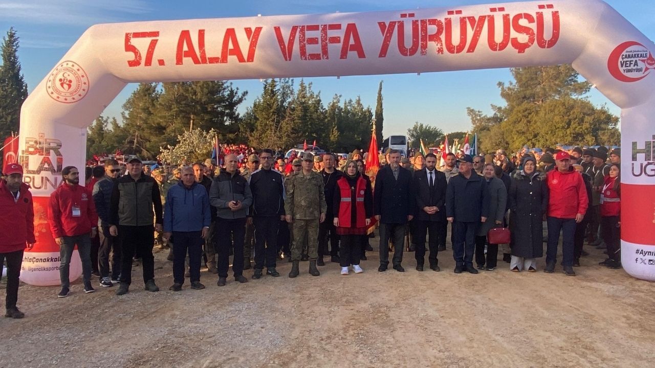 Çanakkale 57. Alay Vefa Yürüyüşü (4)