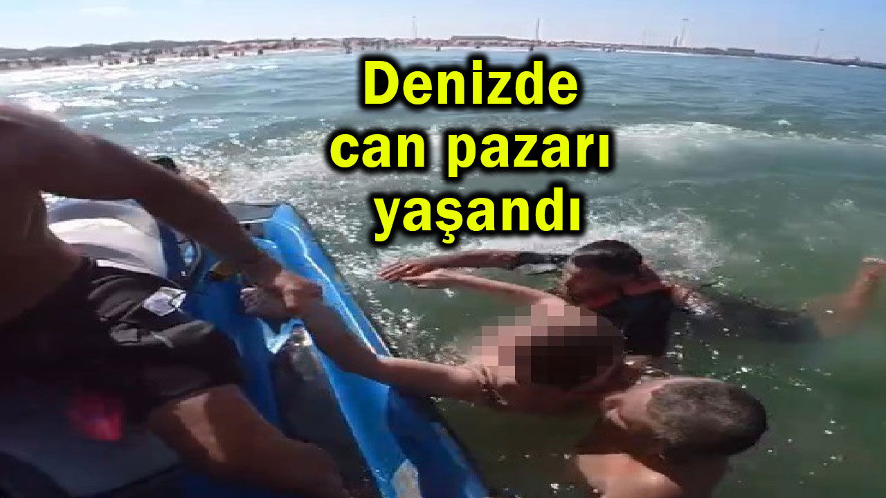 Denizde can pazarı yaşandı (Video)