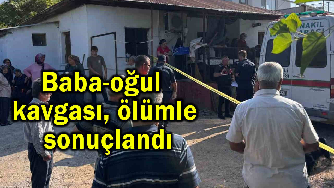 Baba-oğul kavgası ölümle sonuçlandı