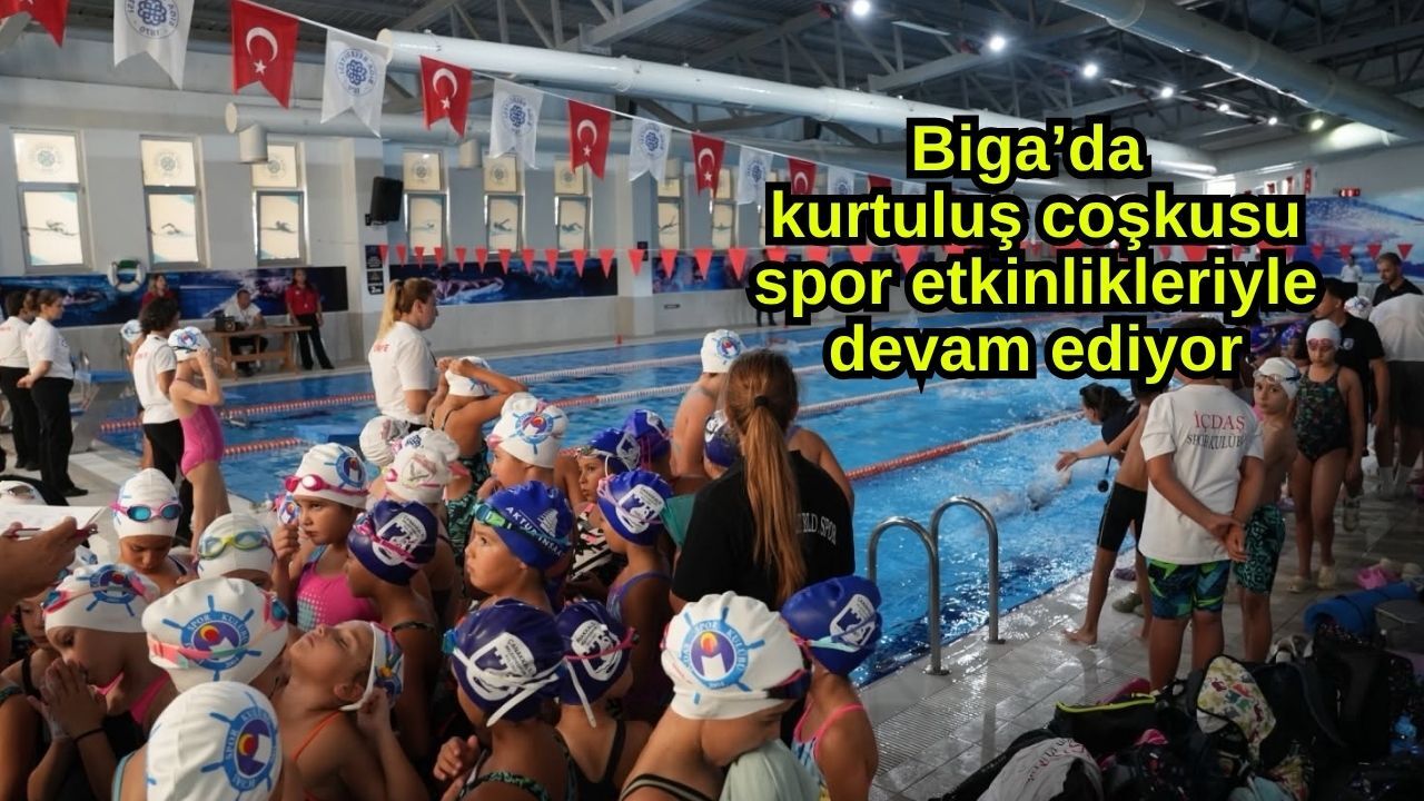 Biga’da kurtuluş coşkusu spor etkinlikleriyle devam ediyor