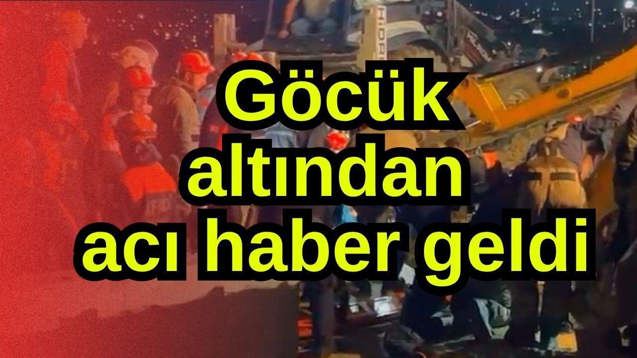 Göcük altından acı haber geldi (Video)