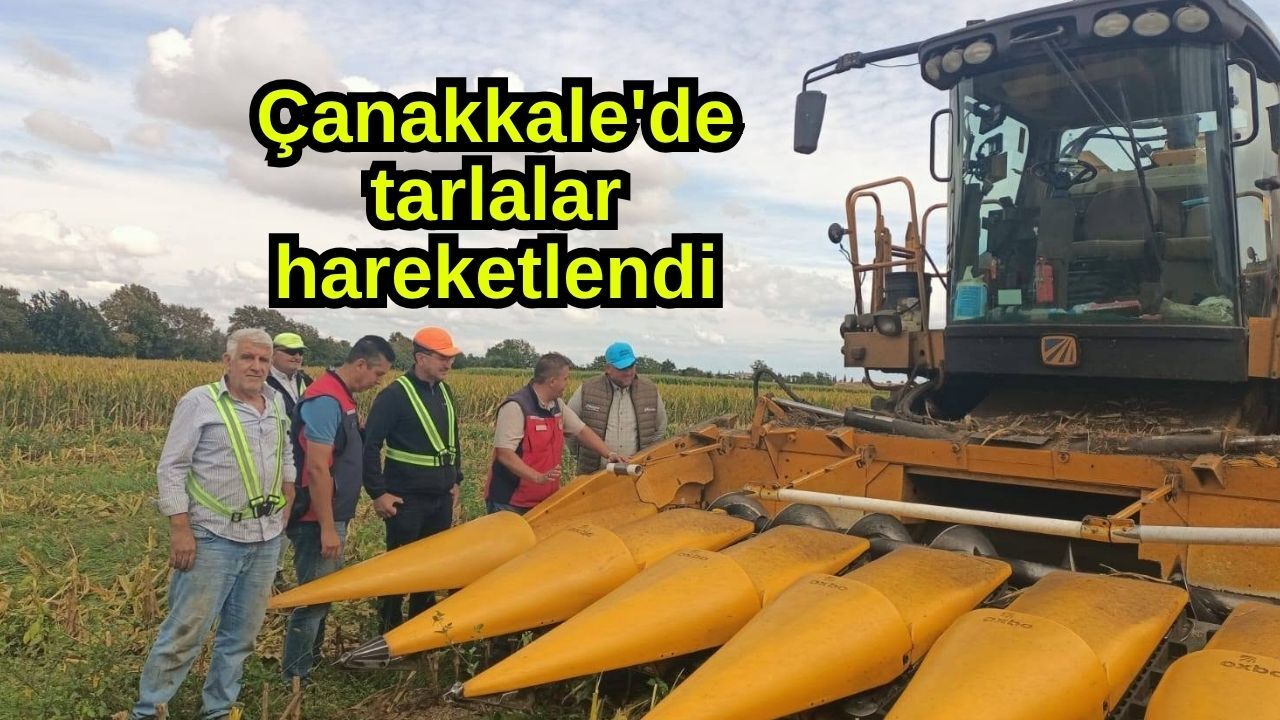 Çanakkale'de tarlalar hareketlendi