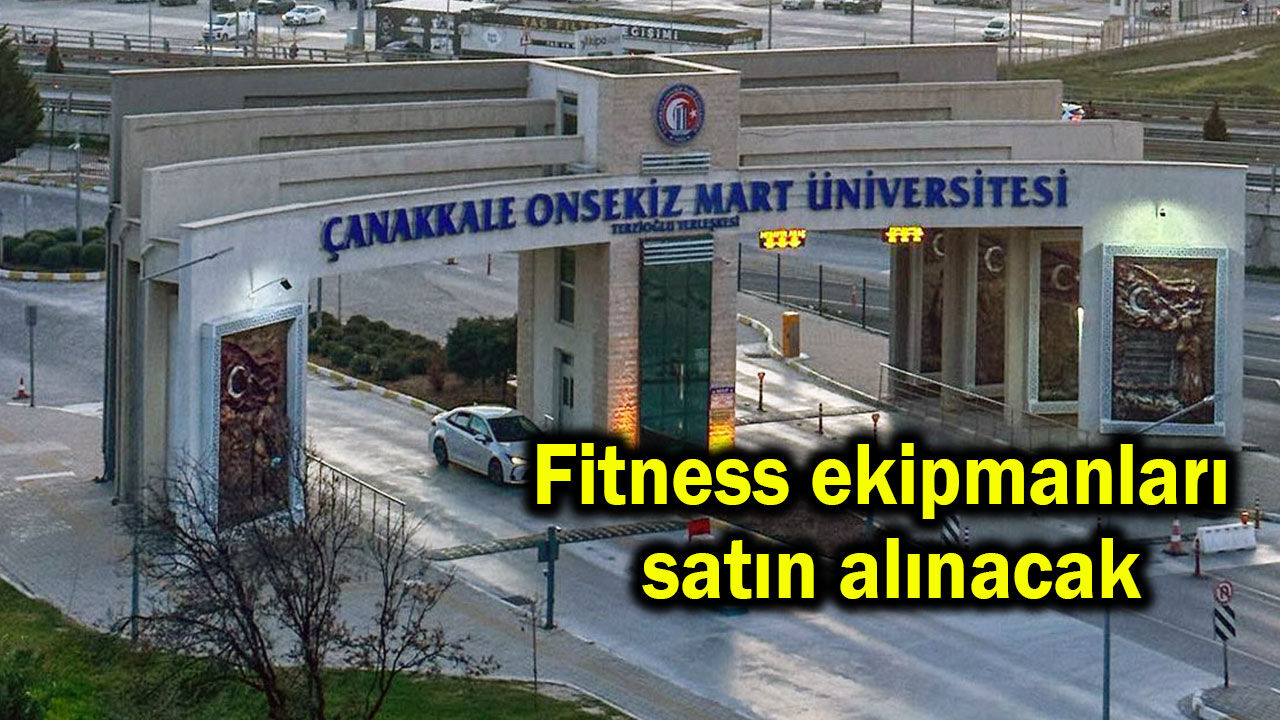 Fitness ekipmanları satın alınacak