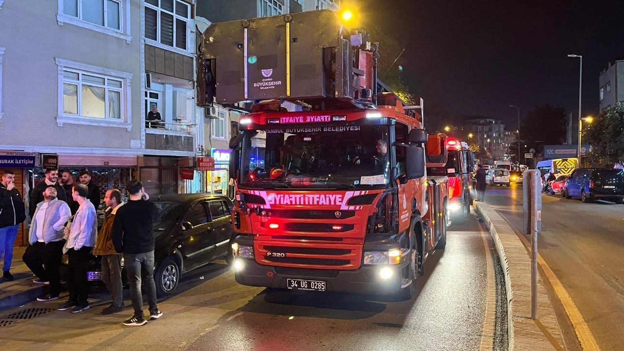 5 katlı binada yangın