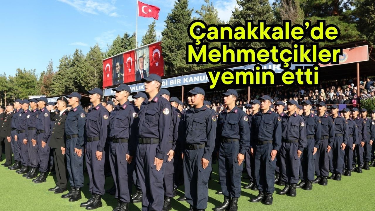 Çanakkale’de Mehmetçikler yemin etti