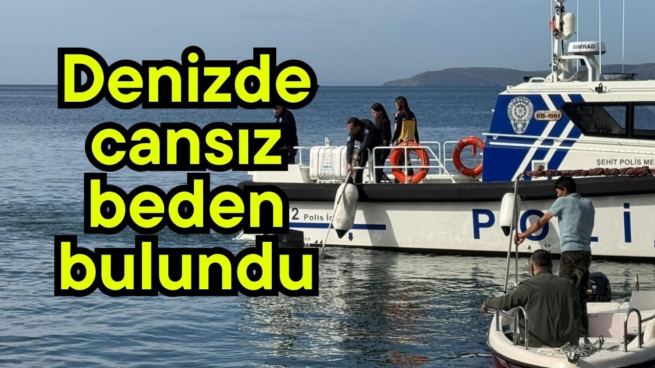 Denizde cansız beden bulundu
