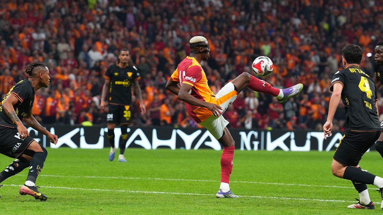 Galatasaray, Göztepe'yi golcüleriyle yıktı