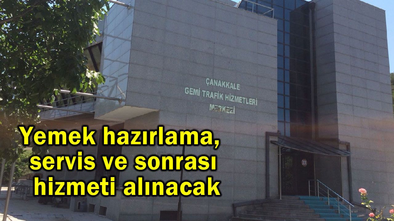 Yemek hazırlama, servis ve sonrası hizmeti alınacak
