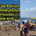 Biga’da Parion Plaj Voleybolu Turnuvası sona erdi
