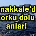 Çanakkale’de korku dolu anlar yaşandı!