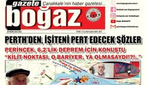 Çanakkale Boğaz Gazetesi 29 Nisan Salı