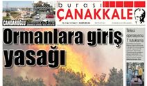 Burası Çanakkale Gazetesi 6 Mayıs Salı