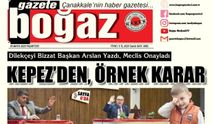 Çanakkale Boğaz Gazetesi 5 Mayıs Pazartesi