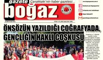 Çanakkale Boğaz Gazetesi 20 Mayıs Salı