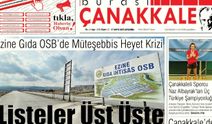 Burası Çanakkale Gazetesi 21 Mayıs Çarşamba