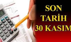 Son tarih 30 kasım 