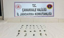 Çanakkale'de tarihi eser kaçakçılığı operasyonuna 2 gözaltı