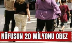  Türkiye'de erişkin nüfusun 20 milyonu obez