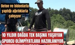 10 yıldır dağda tek başına yaşayan sporcu olimpiyatlara hazırlanıyor