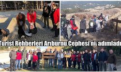  Turist Rehberleri Arıburnu Cephesi’ni adımladı 