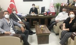 ÇTSO yönetim kurulu Çanakkale İl Sağlık Müdürünü ziyaret etti  