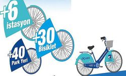 40 bisiklet park yeri ve 30 yeni bisiklet