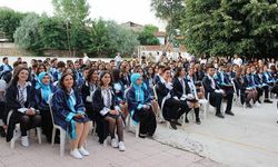 Çan Anadolu Lisesi'nde mezuniyet coşkusu