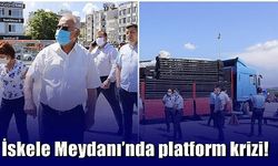 İskele Meydanı’nda platform krizi!