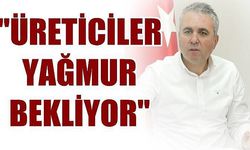 'Üreticiler yağmur bekliyor'