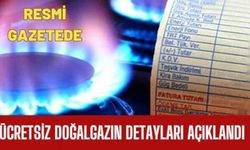 Ücretsiz doğalgazın detayları açıklandı