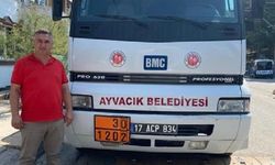 İzmir Büyükşehir Belediyesi'nden Ayvacık Belediyesi'ne hibe araç