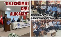 Memleket Partisi’nin İl Kongresi’nin ilki gerçekleşti