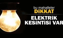 Çanakkale'de elektrik kesintileri olacak!