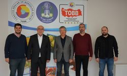 Mutluay’dan Ticaret Borsası Başkanı Deniz’e Ziyaret