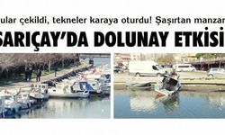 Sular çekildi, tekneler karaya oturdu! Şaşırtan manzara: SARIÇAY'DA DOLUNAY ETKİSİ!