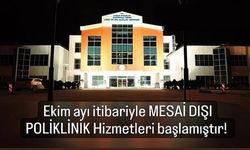 Haftada 2 gün mesai dışı poliklinik hizmeti!