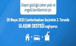 Belediyeden ulaşım desteği