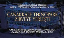 Çanakkale Teknopark Türkiye’de Zirveye Yerleşti