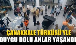 YEMEK YERKEN ‘ÇANAKKALE TÜRKÜSÜ’ BAŞLAYINCA, DUYGU YÜKLÜ ANLAR YAŞANDI (VİDEO)