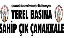 YEREL BASINA SAHİP ÇIK ÇANAKKALE