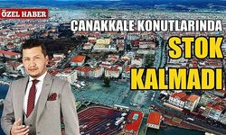 Çanakkale konutlarında stok kalmadı