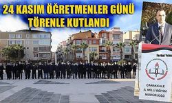 24 Kasım Öğretmenler Günü Törenle Kutlandı