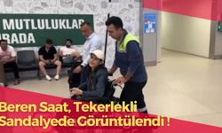 Beren Saat, Tekerlekli Sandalyede Görüntülendi