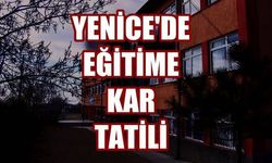 Yenice'de eğitime 1 gün ara verildi