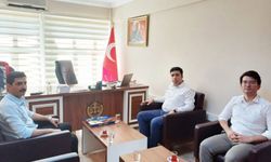  Kaymakam Taş’tan, İlçeye atanan Cumhuriyet Savcısına ziyaret    