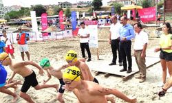 Hamzakoy’da triatlon heyecanı