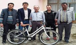 Kalkım beldesinde bisiklet dağıtımı başladı